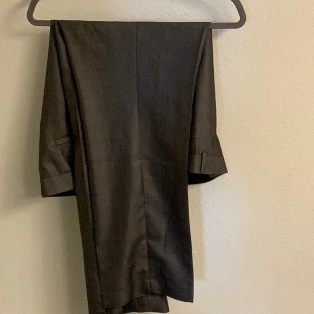 Dry nice men’s grayish silver dress pants,